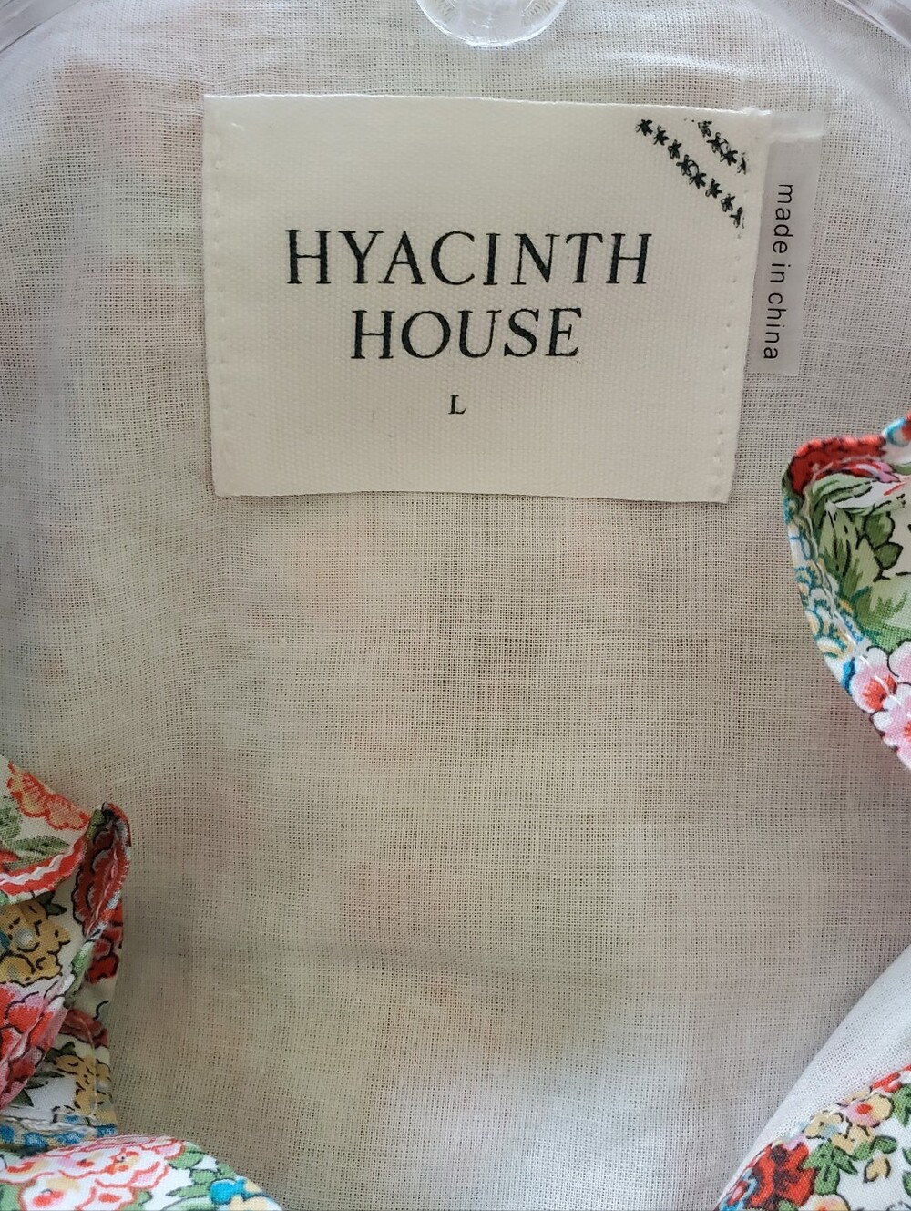 Tuckernuck Hyacinth House Red Floral Ruffle Collar Louisa Maxi Dress Large - Picture 16 of 16